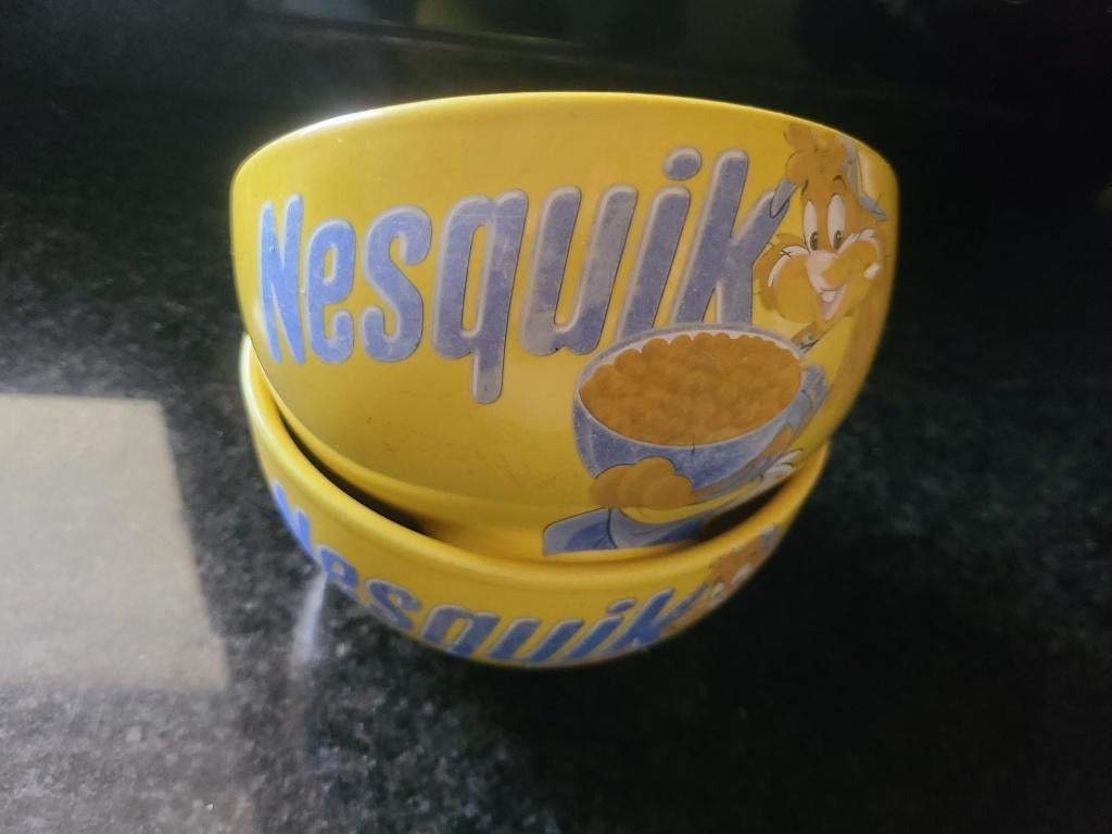 kommen nesquick, Ophalen of Verzenden, Gebruikt, Aardewerk, Kom(men)
