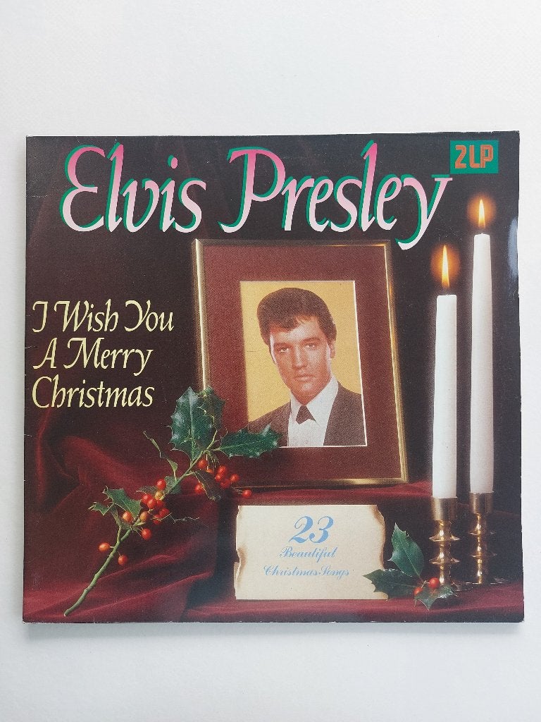 Elvis Presley - Je te souhaite un joyeux Noël (Double LP), Enlèvement ou Envoi, Rock 'n' roll, Avec pochette intérieure, Utilisé