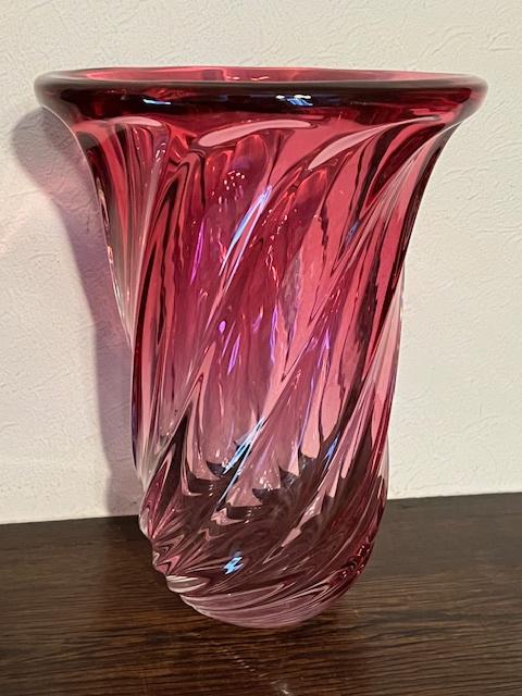 Vase en cristal vintage de Val Saint Lambert, Enlèvement