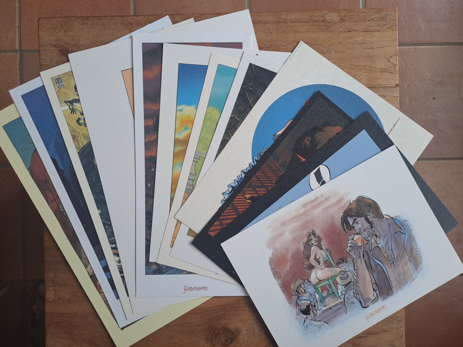Pakketje met 12 ex libris ( niet gesigneerd ), Boeken, Ophalen of Verzenden