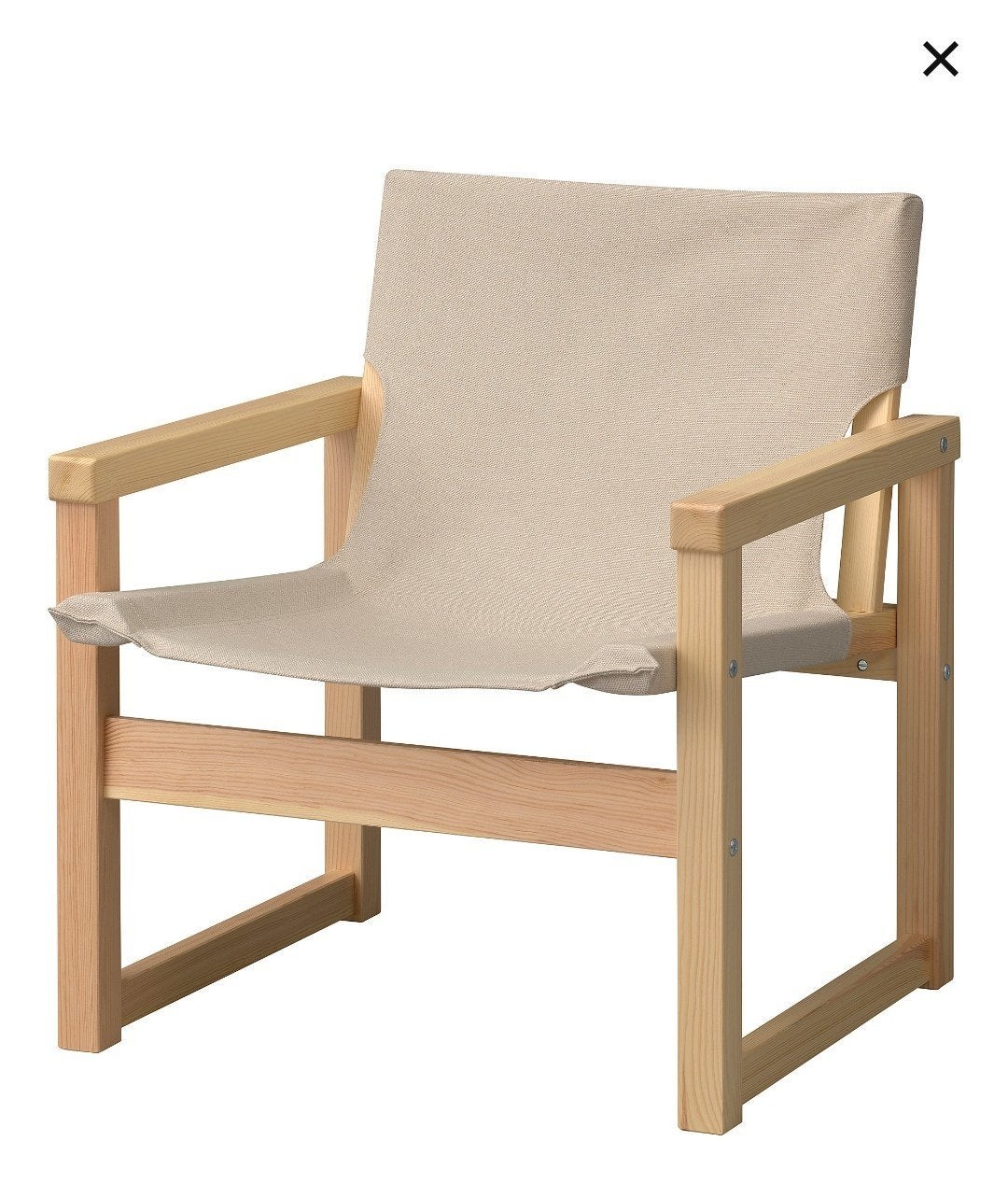IKEA fauteuil SJÄLSÖ, Ophalen, Hout, IKEA Nytillverkad, Minder dan 75 cm