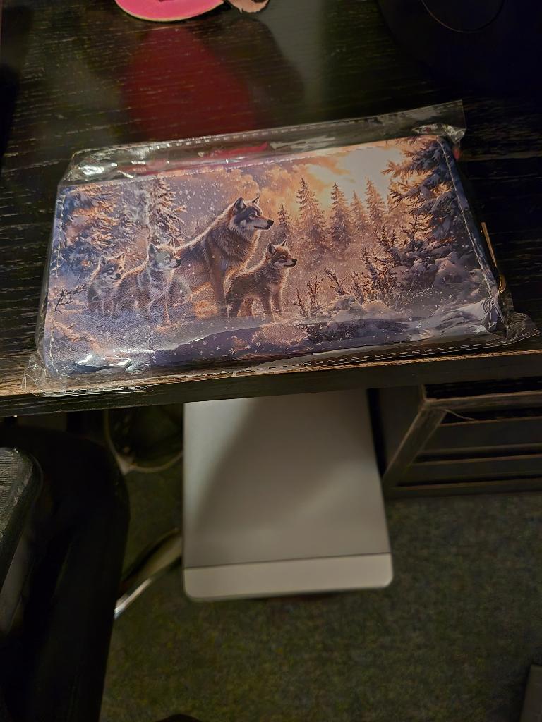 Dames portemonee wolven nieuw, Handtassen en Accessoires, Portemonnees, Ophalen of Verzenden, Nieuw