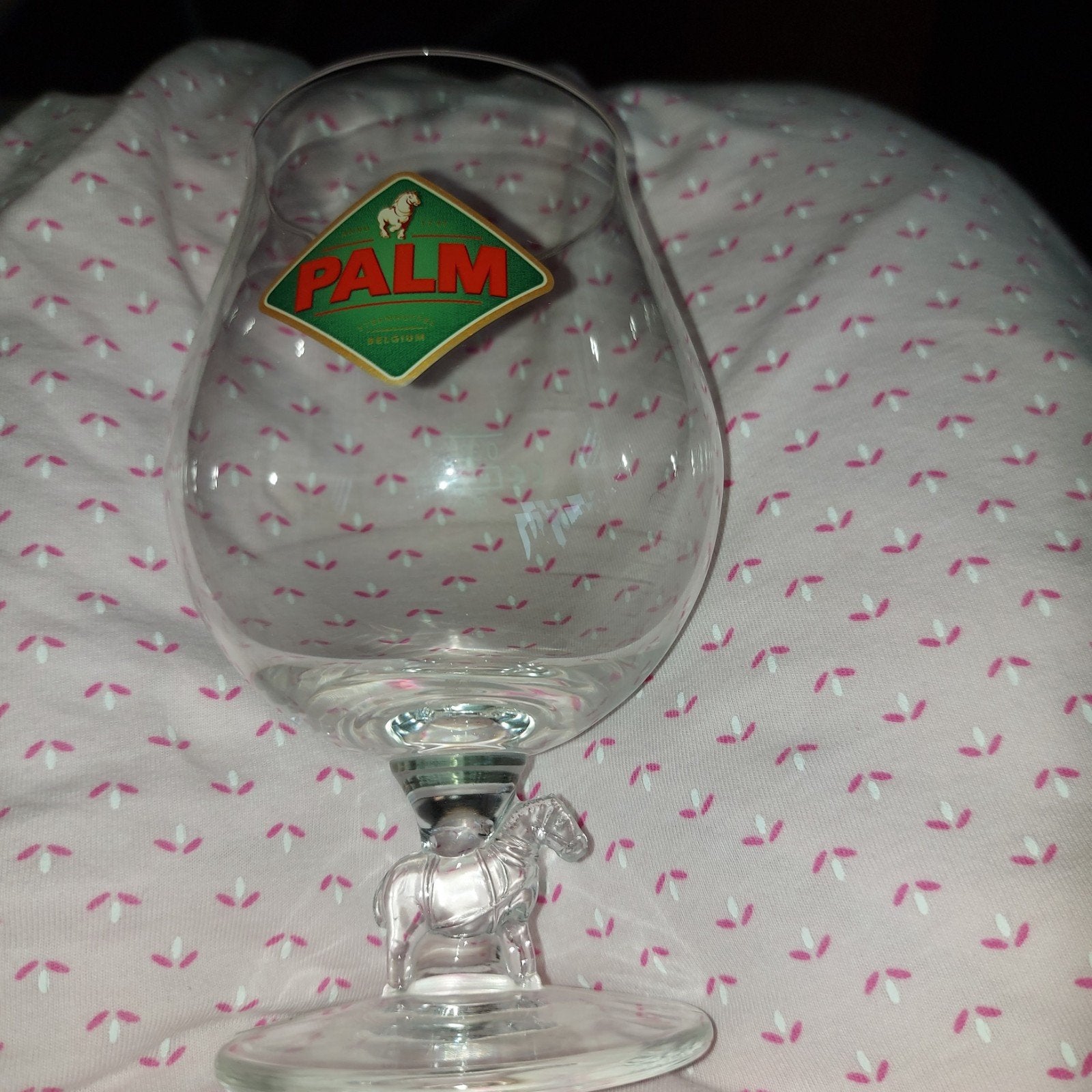 palm glas met paard in de voet, Verzamelen, Ophalen of Verzenden