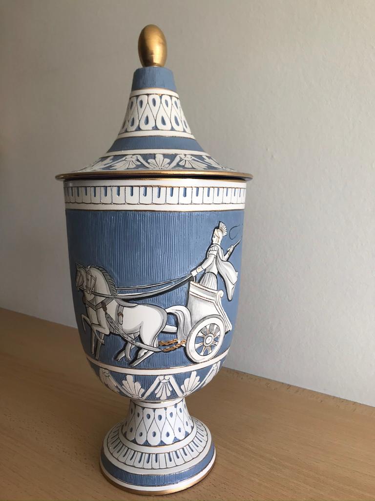 Biscuit klokje en exclusieve vaas, Antiek en Kunst, Ophalen