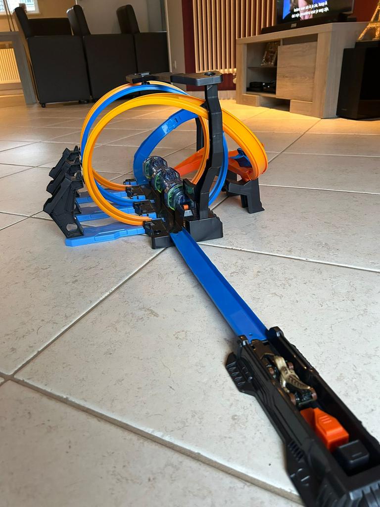 Autobaan Hot Wheels, Ophalen, Racebaan, Zo goed als nieuw, Hot Wheels