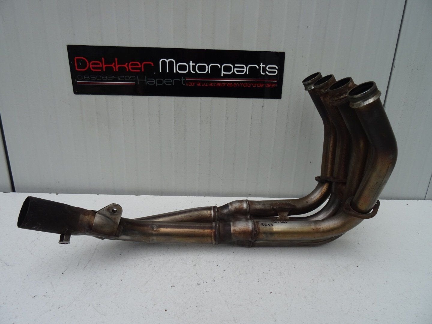 Uitlaatbocht / Uitlaatbochten Yamaha YZF R6 2003-2004-2005, Motoren, Onderdelen | Yamaha, Gebruikt, -, -, Ophalen of Verzenden