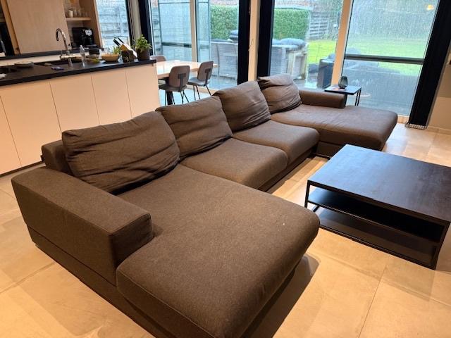 Comfortabele hoekzetel – mooie neutrale kleur, Ophalen, Gebruikt, Stof, Modern