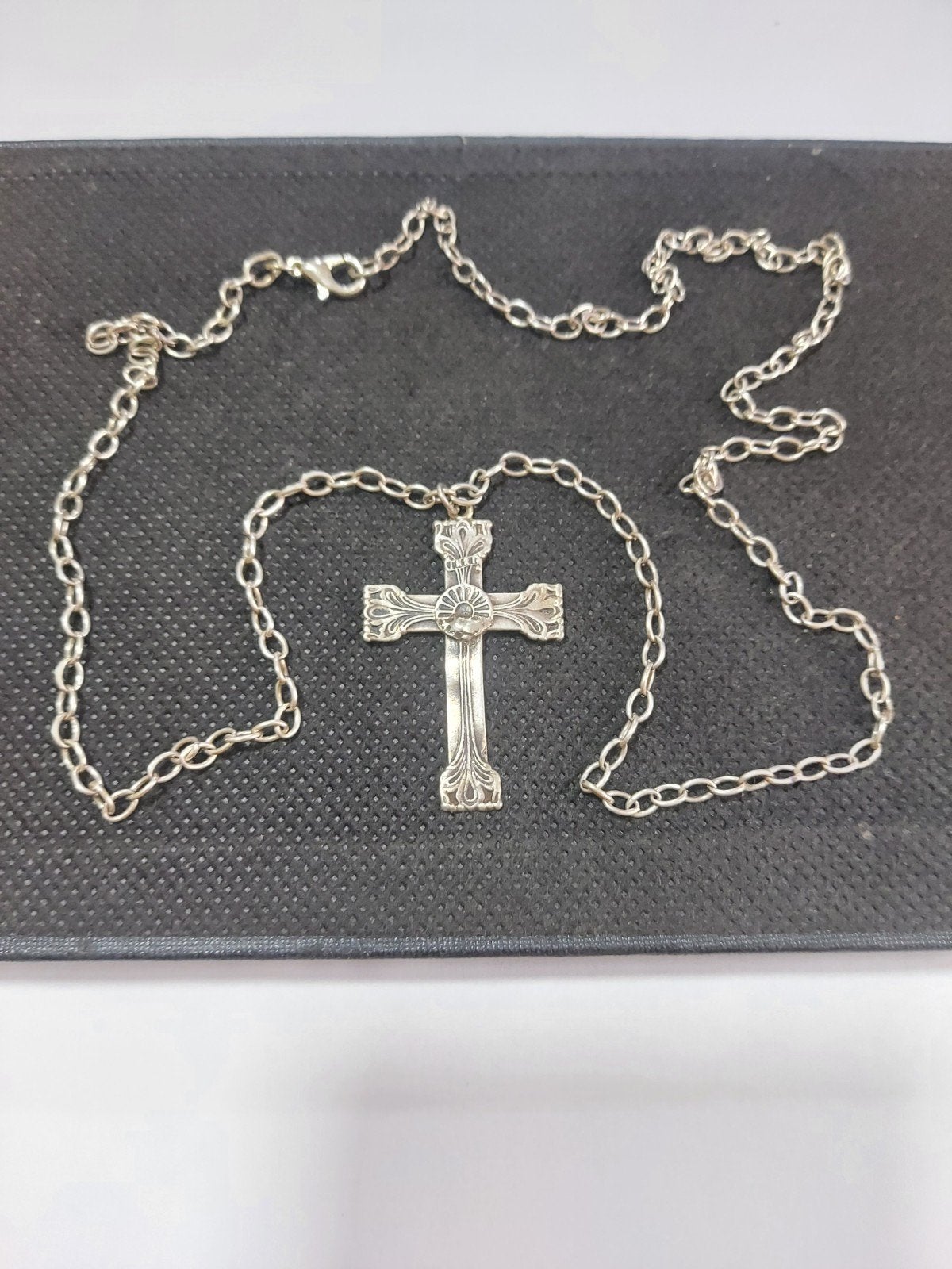 Oud Zilver Ketting, Handtassen en Accessoires, Kettingen, Ophalen of Verzenden, Zilver, Zilver