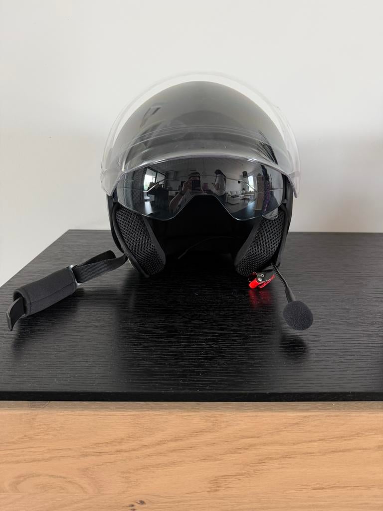 Scooterhelmen te koop! (Maat M & maat L) met zonnevizier!, Jethelm, Nieuw zonder kaartje, L, Ophalen