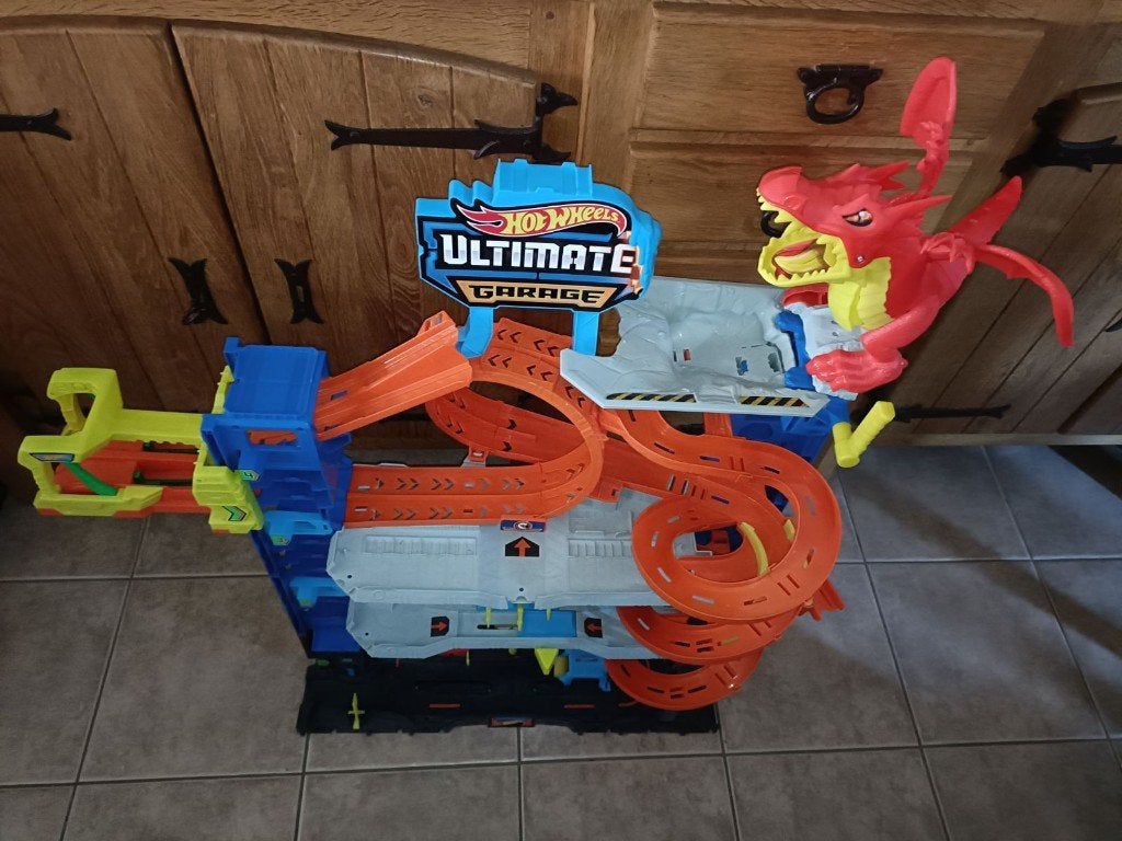 Ultimate garage Hot Wheels, Enfants & Bébés, Enlèvement, Comme neuf, Circuit, Hot Wheels