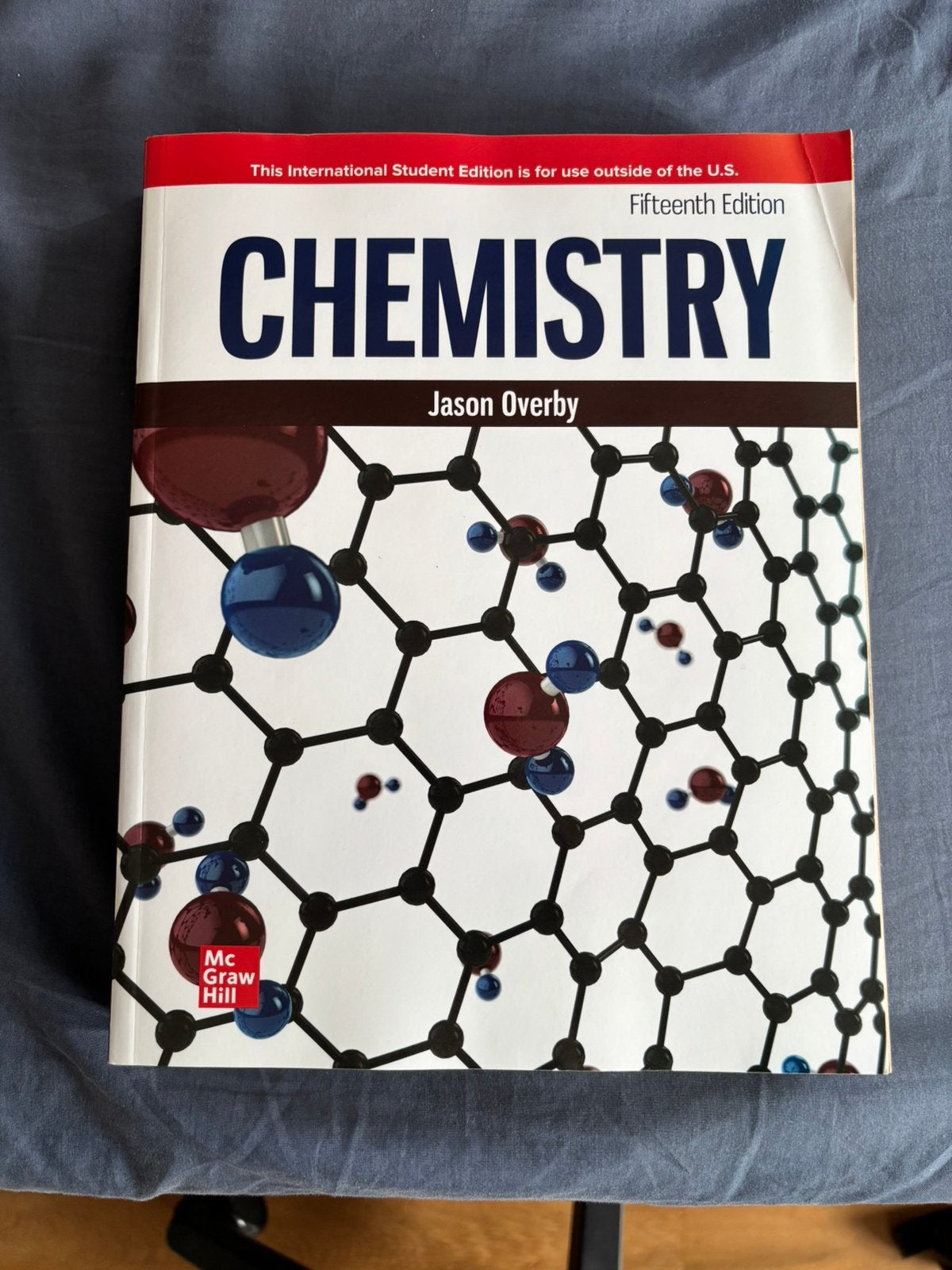 Chemistry fifteenth esition Jason Overby, Enlèvement, Comme neuf, Autres niveaux, Chimie