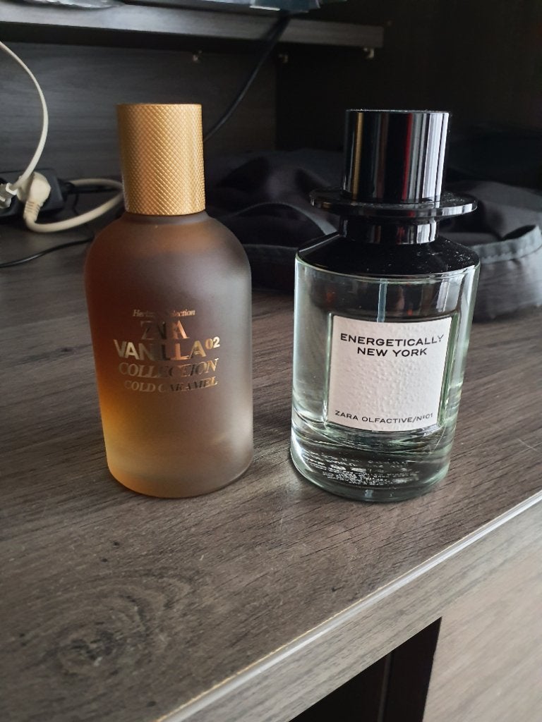 ZARA Vanilla 02 Cold Caramel & Energetisch New York-parfum, Ophalen, Nieuw, Parfumfles, Gevuld