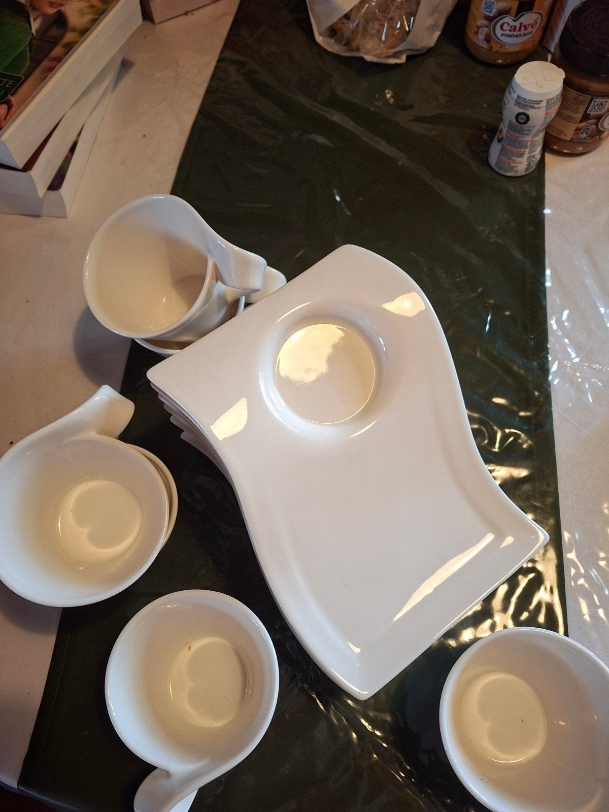 6x Villeroy &Boch NewWave kopjes en schotels, Huis en Inrichting, Keuken | Servies, Ophalen of Verzenden