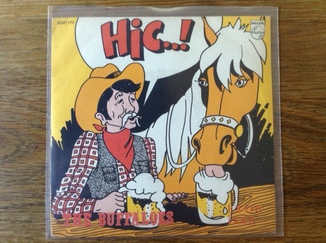 single the buffaloes, Enlèvement ou Envoi, Pop, Housse de protection extérieure, 7 inch