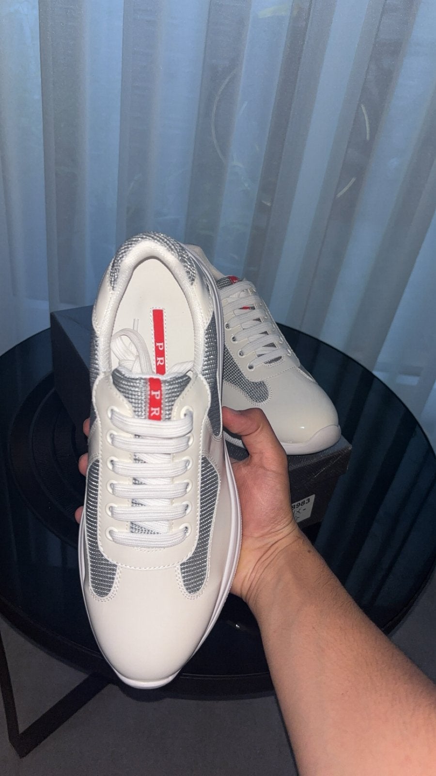 prada cups, Kleding | Heren, Schoenen, Ophalen, Wit, Zo goed als nieuw, Sneakers