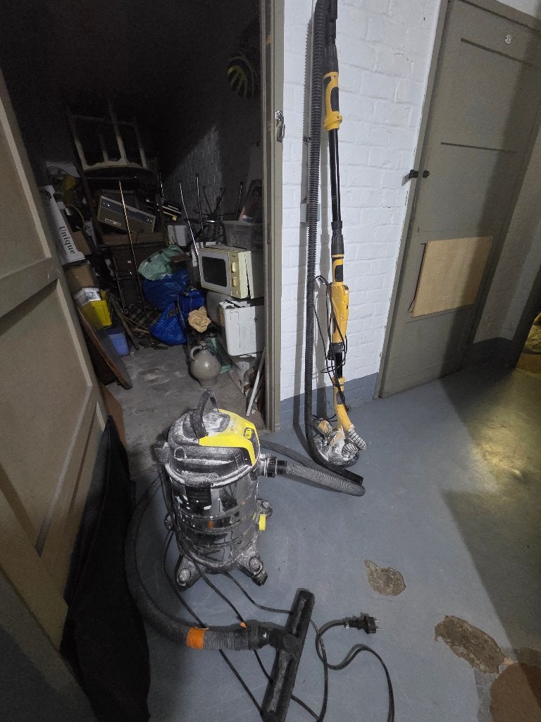 Aspirateur eau et poussière PARKSIDE + ponceuse à plâtre, Enlèvement, Utilisé, Autres types