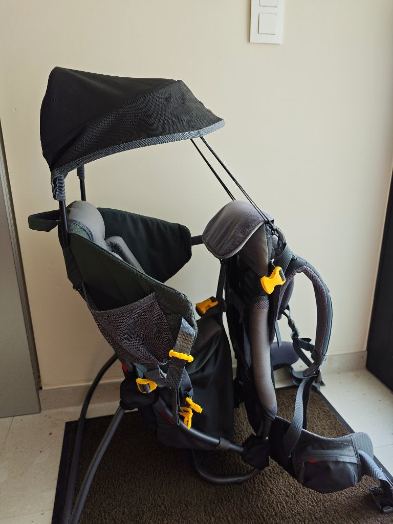 Deuter Kid Comfort Plus met zonnekap, Ophalen, Zo goed als nieuw, Rug, Draagzak
