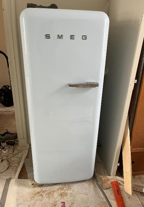 Smeg koelkast + vaatwasser, Ophalen, Gebruikt, Met vriesvak