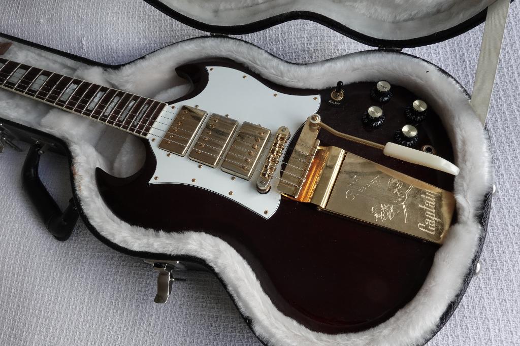 Gibson SG Custom - Kirk Douglas (Vintage Cherry), Muziek en Instrumenten, Ophalen of Verzenden, Gebruikt, Solid body, Gibson