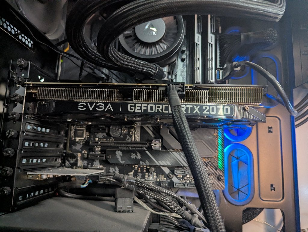 [Vends] Carte graphique RTX 2070 EVGA BLACK, Informatique & Logiciels, Cartes vidéo, Enlèvement, Utilisé, GDDR6, Nvidia