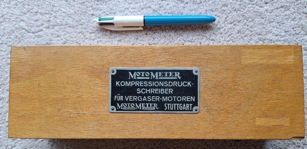 Lege houten doos MOTOMETER (Stuttgart), Enlèvement ou Envoi