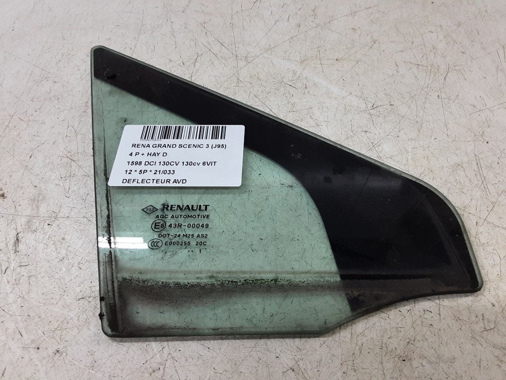 VITRE AVANT DROITE Renault Grand Scénic III (JZ), Utilisé, Renault