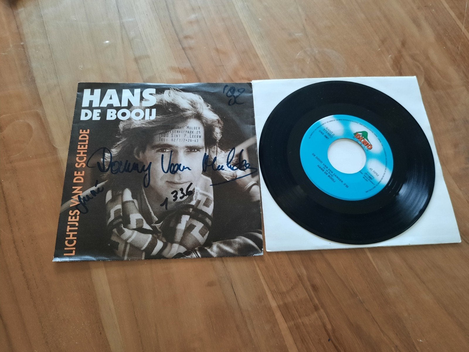 Hans De Booij.Lichtjes van de Schelde-De dood van een zanger, Ophalen of Verzenden