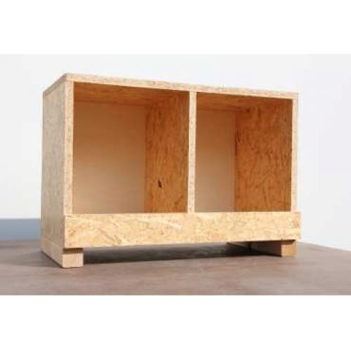 Legnest voor kippen OSB dubbel