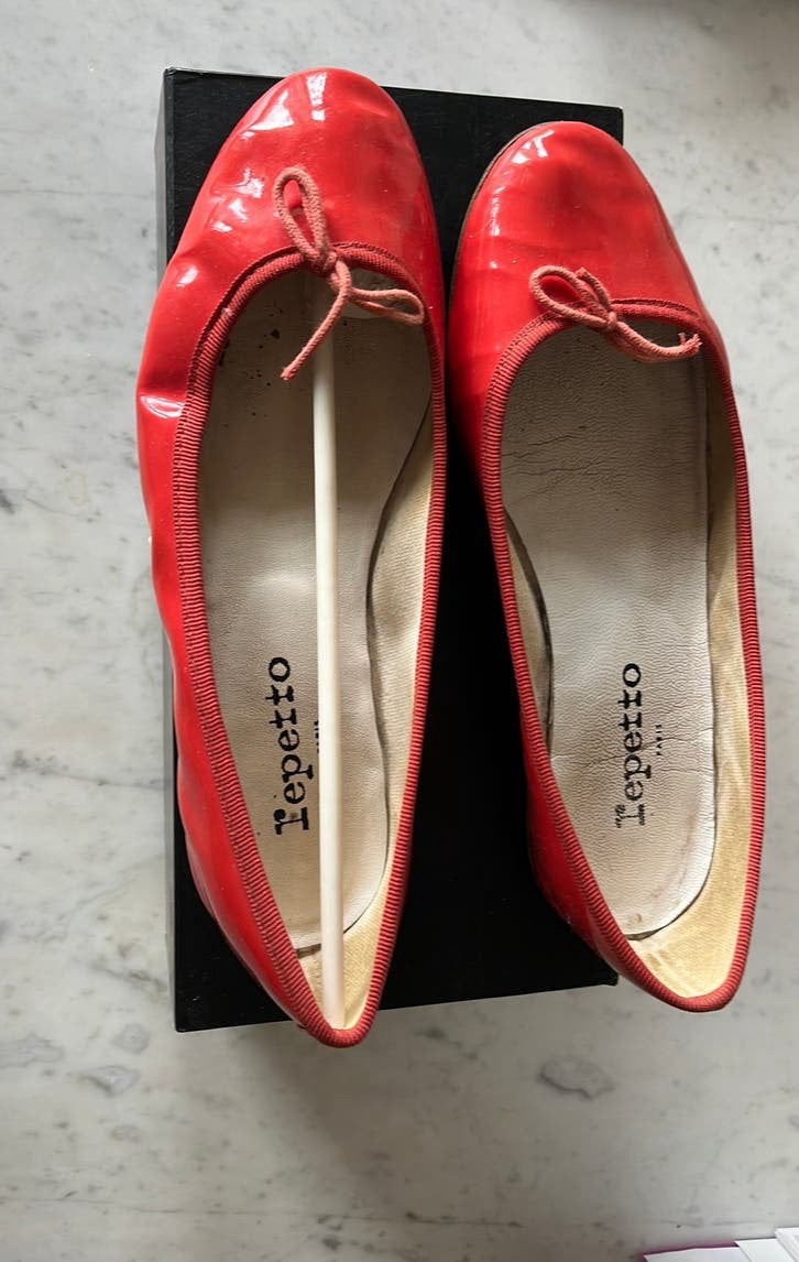 Repetto ballerina’s mt 39 lak rose, Ophalen of Verzenden, Zo goed als nieuw