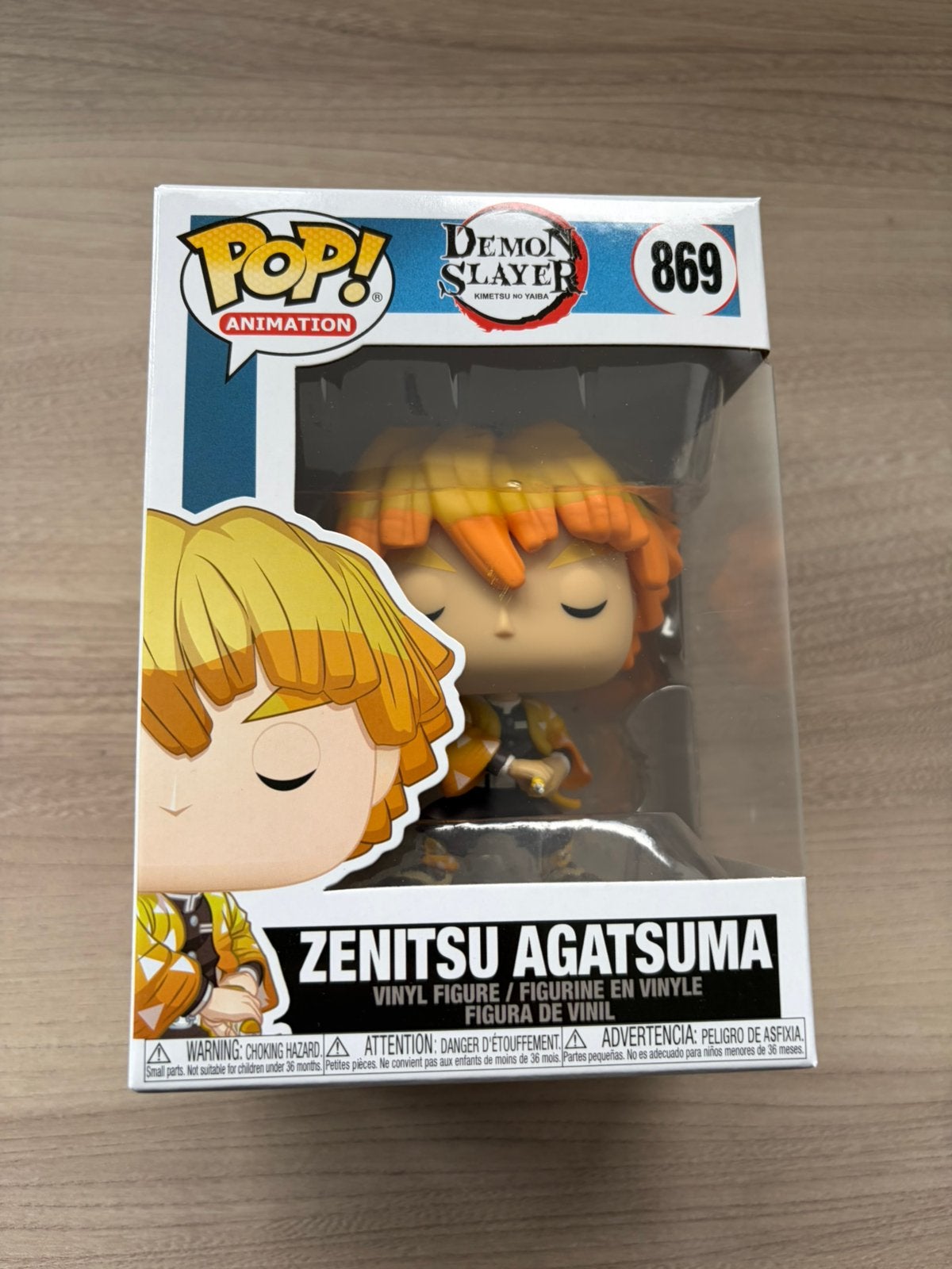 Funko Pop! Animation Demon Slayer Zenitsu Agatsuma #869 box, Ophalen of Verzenden