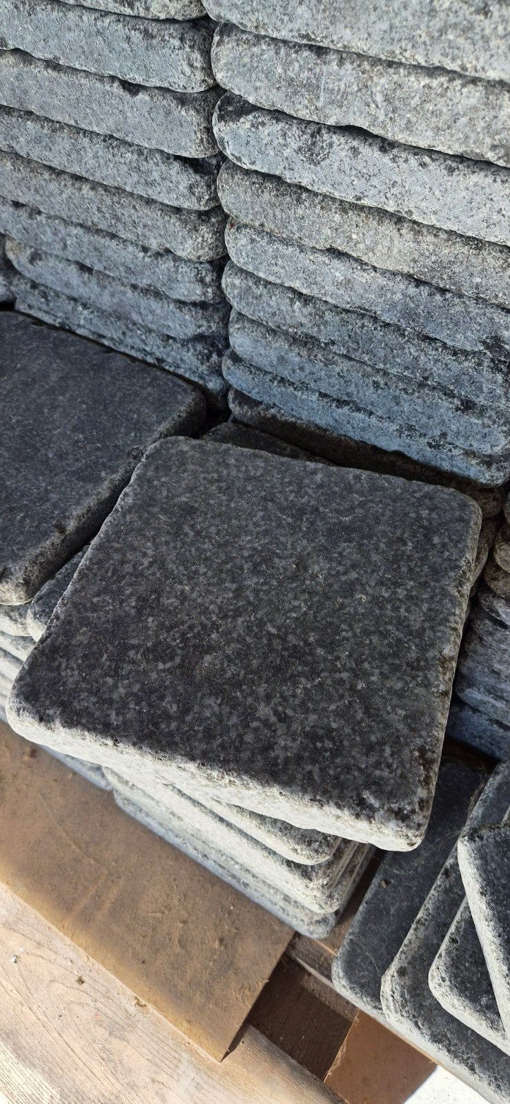 252 pièces de pierre bleue belge/pierre bleue 20x20x3 cm, Jardin & Terrasse, Enlèvement