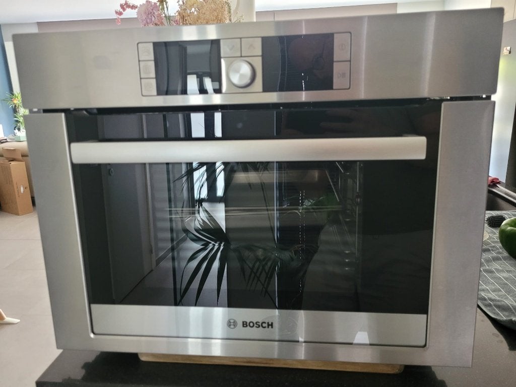 Bosch stoomoven (inbouw) - zeer goede staat, Elektronische apparatuur, Ophalen, 45 tot 50 cm, Bosch, Inbouw