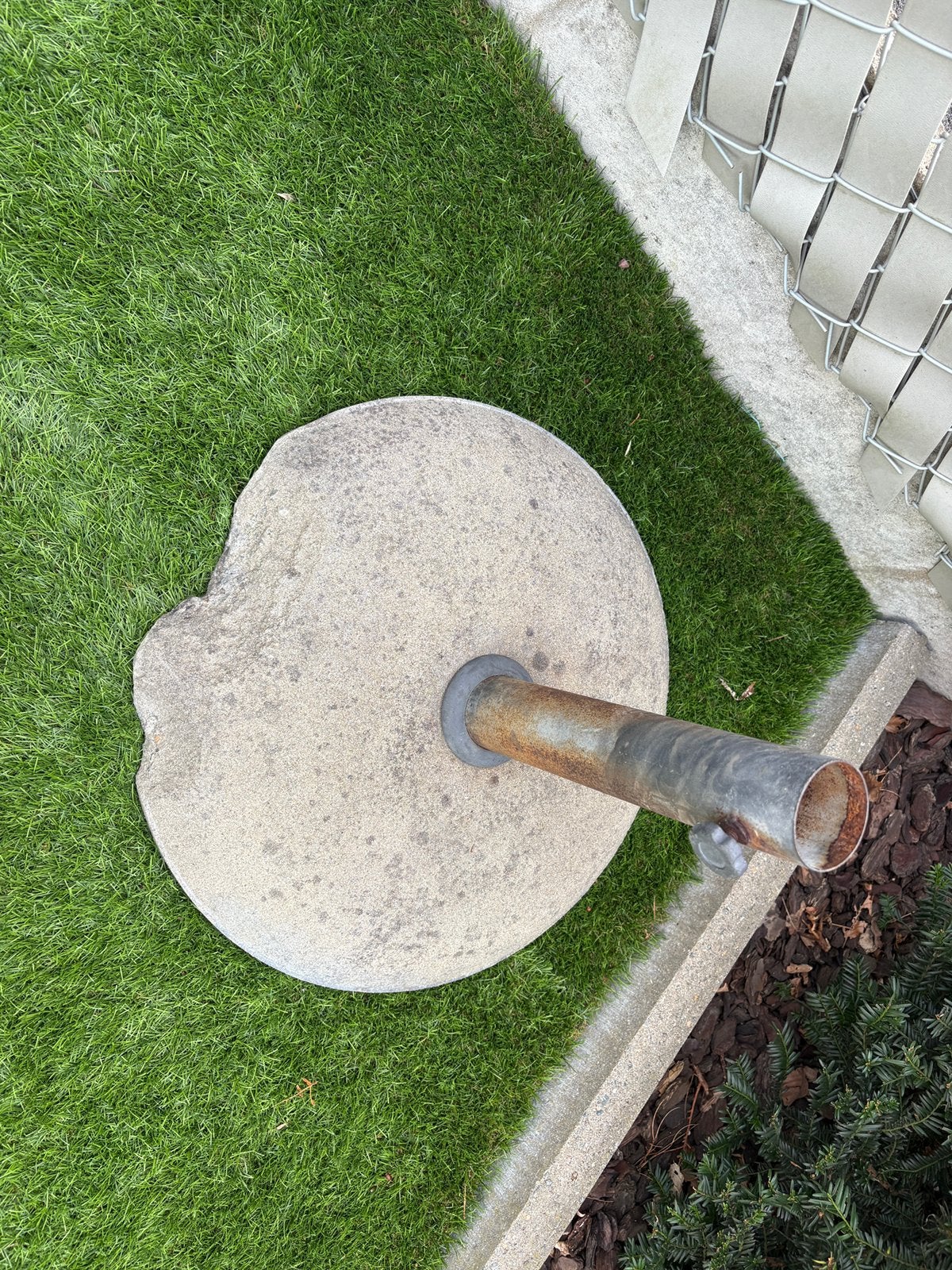 Parasolvoet, Jardin & Terrasse, Enlèvement, Utilisé, Moins de 1 mètre, Base de parasol