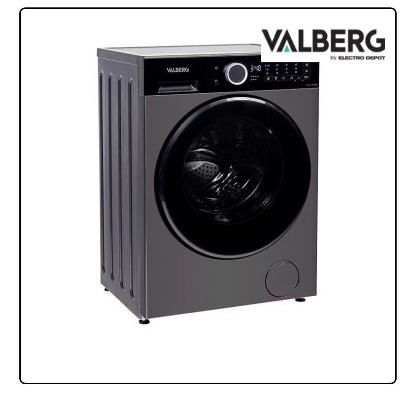 Machine à laver VALBERG 8 kg — 1400 tr/min — Classe A, Electroménager, Enlèvement, Comme neuf