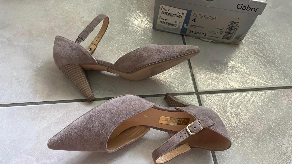 Gabor beige suède nieuwe pumps 37, Pumps, Beige, Gabor, Nieuw