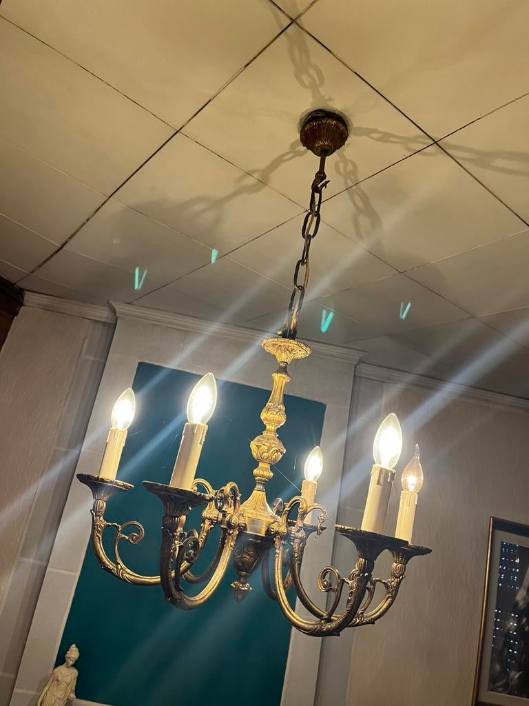 Lustre en cuivre, Enlèvement, Utilisé