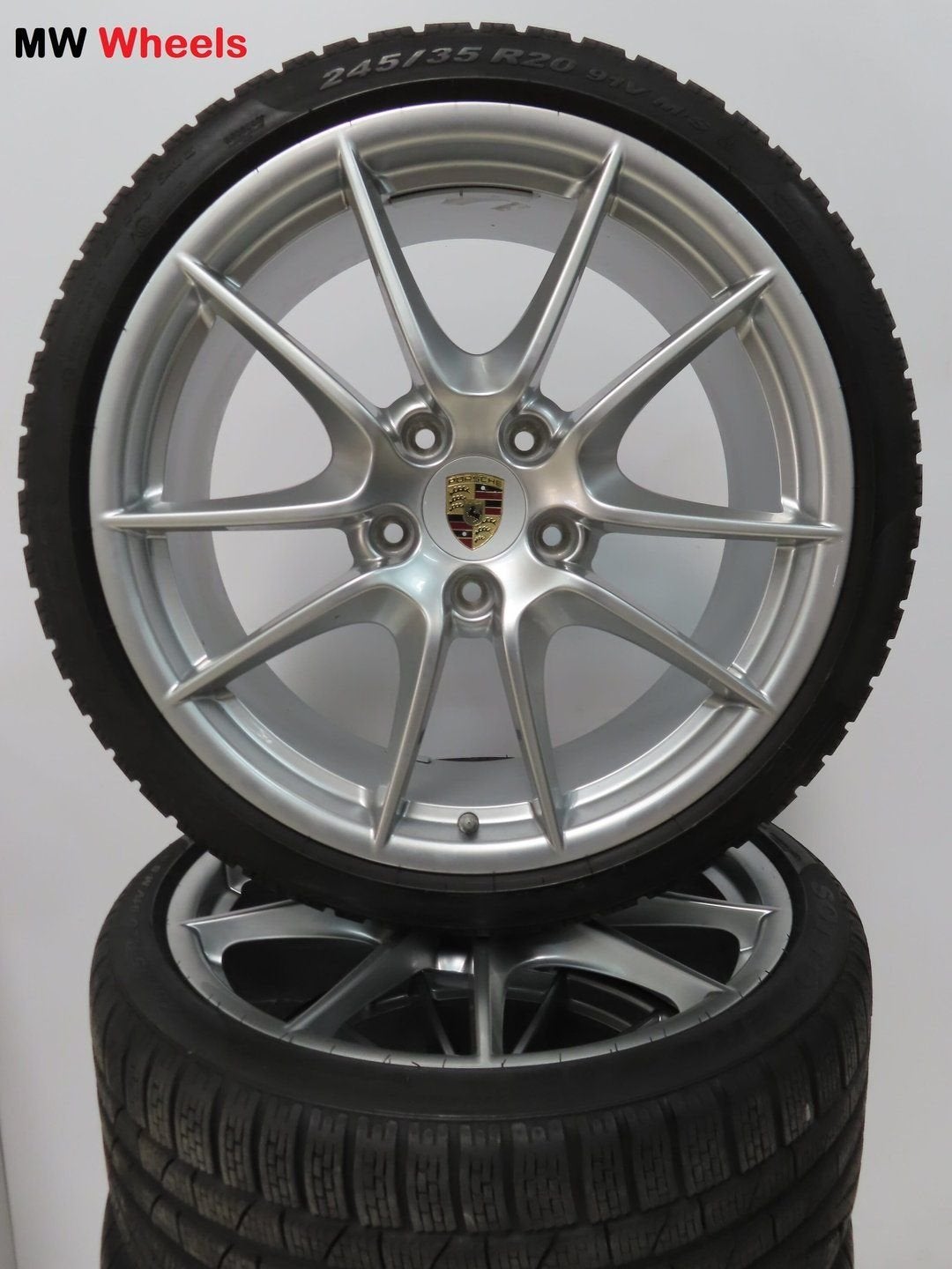 Porsche 20 inch Origineel velgen 911 991  4 S winterbanden, Auto-onderdelen, -, -, Banden en Velgen, 20 inch