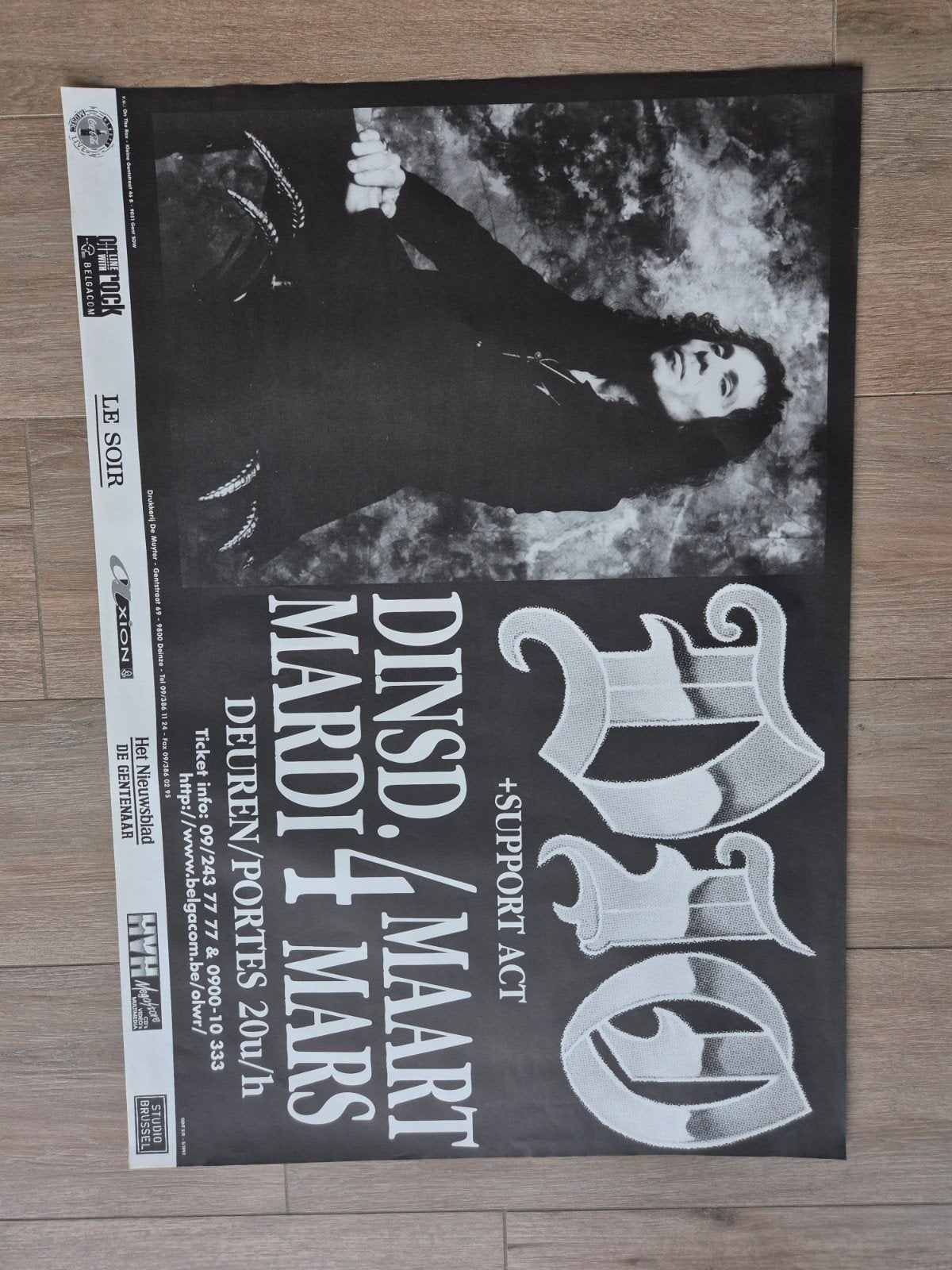 Concert poster Dio, Ophalen of Verzenden, Zo goed als nieuw