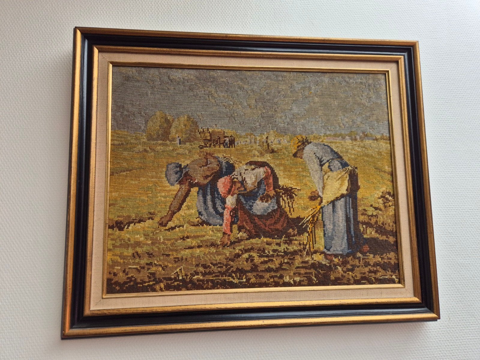 handgeborduurde afbeelding, Antiek en Kunst, Ophalen
