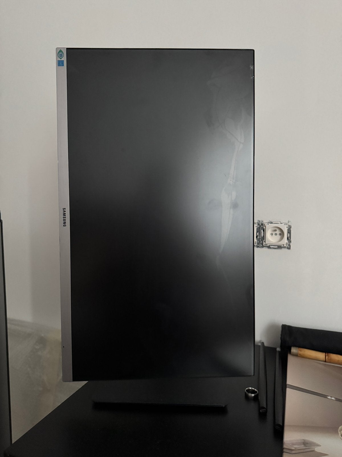 Samsung 24 inch monitor - defect, voor onderdelen, Computers en Software, Ophalen, Gebruikt, In hoogte verstelbaar, Gaming