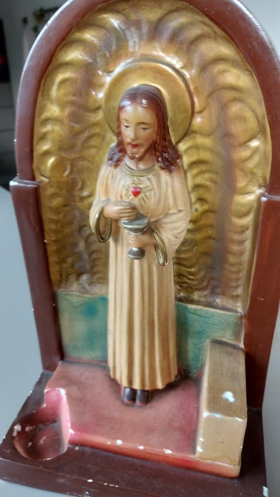 Christus beeld. Hoog 37 op 21., Ophalen