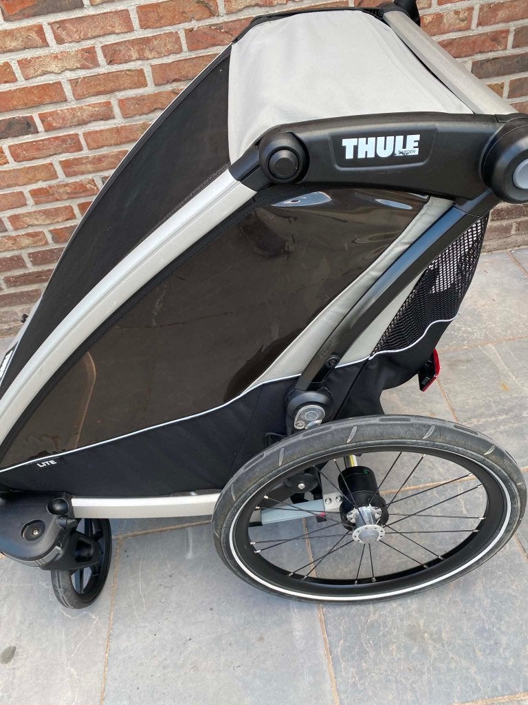 Fietskar Thule Chariot Lite 2, Fietsen en Brommers, Ophalen, Vering, Zo goed als nieuw, Thule / Chariot