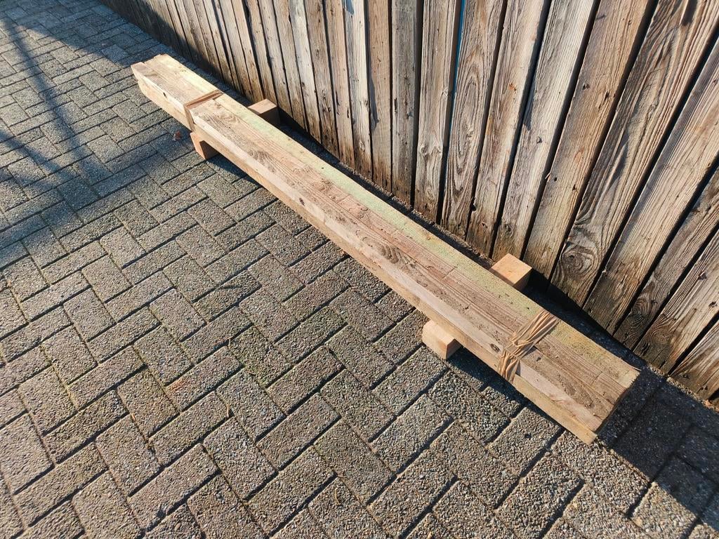 Houten balken hout  dakhout knutselen planten bloem bak, Ophalen, Balken