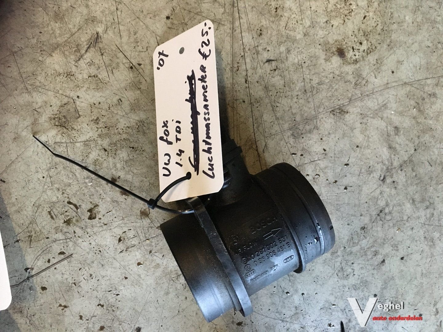 vw fox 2007 1.4 tdi luchtmassameter, Gebruikt, -, -, Ophalen of Verzenden