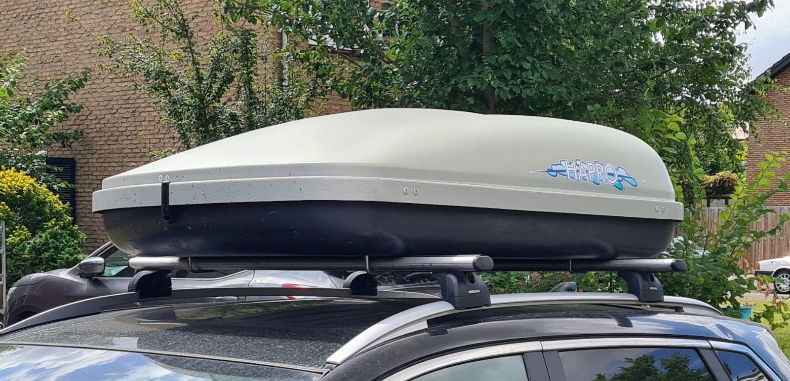 Hapro 500 dakkoffer, Autos : Divers, Coffres de toit, Enlèvement, Utilisé