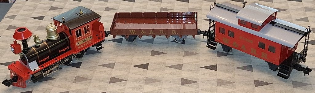 Märklin Maxi 54402 startset loc + wagons W. & A.R.R., Hobby & Loisirs créatifs, Enlèvement ou Envoi, Comme neuf, Set de Trains
