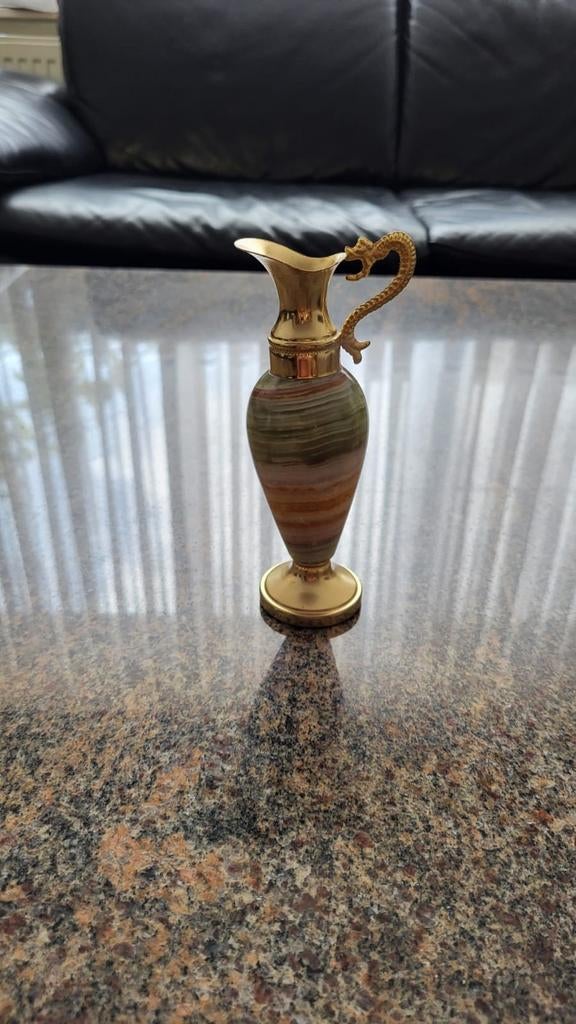 Beau vase ancien en marbre, Enlèvement ou Envoi