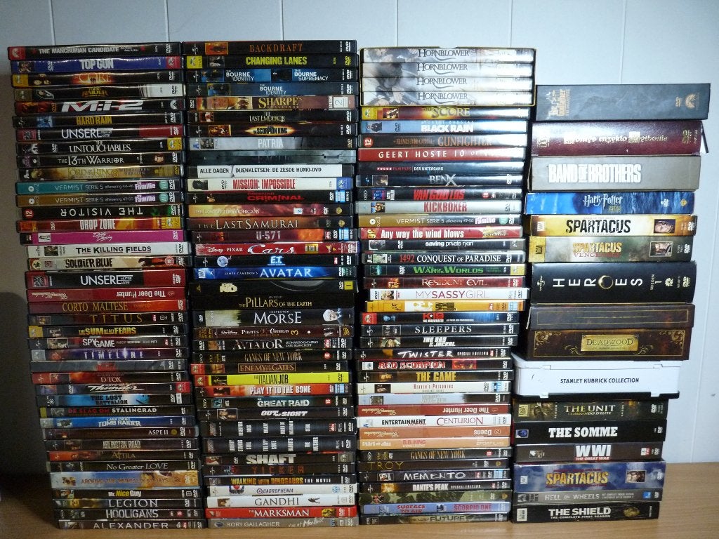 Lot DVD's, Cd's en Dvd's, Ophalen, Gebruikt, Actie