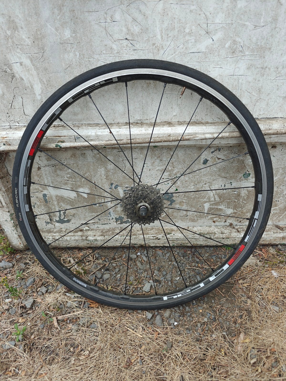 Shimano rs80 achterwiel met cassette, Fietsen en Brommers, Fietsonderdelen, Ophalen