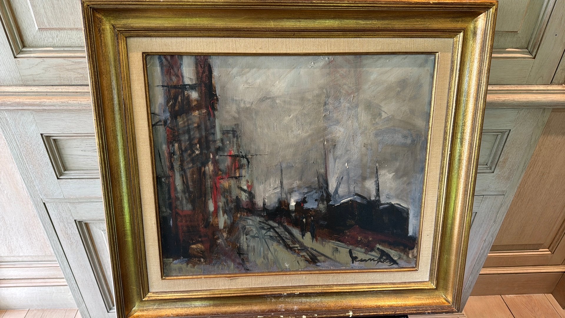 Boten schilderij, Ophalen